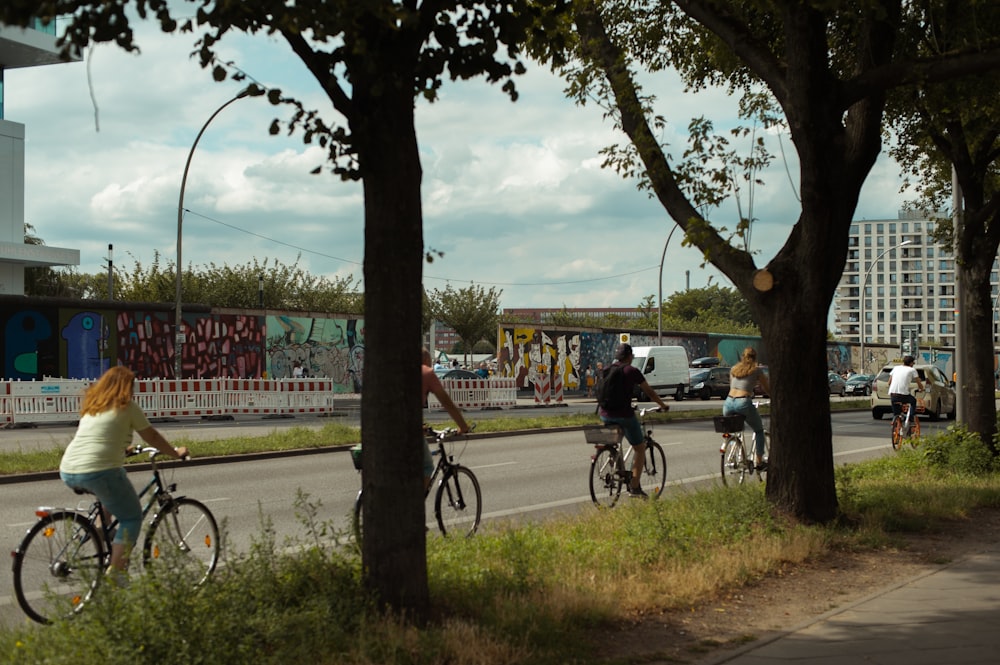 person riding on bicycles during daytime