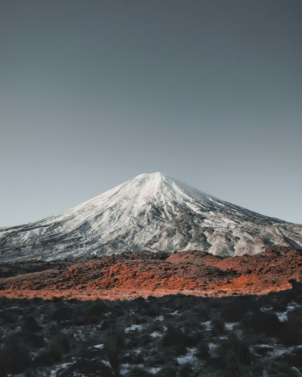 cone mountain covered with ice screenshot