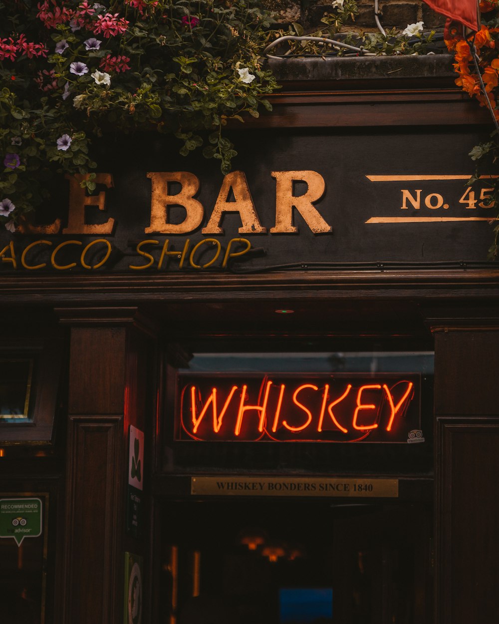 Bar Whiskey shop