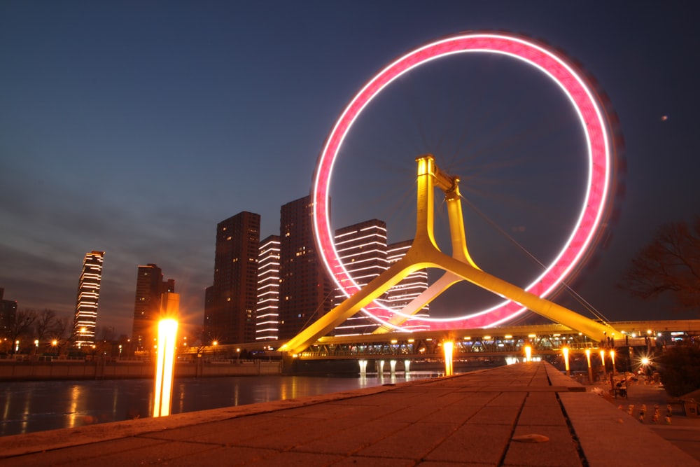 pink ferris wheel