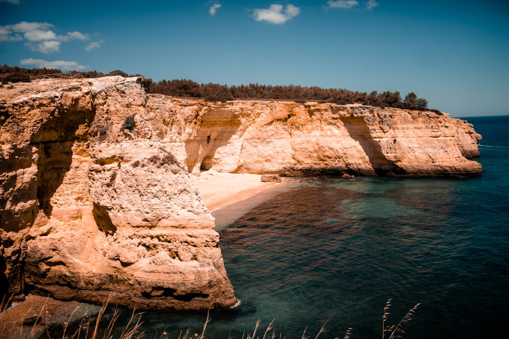 view of cove under clear sky