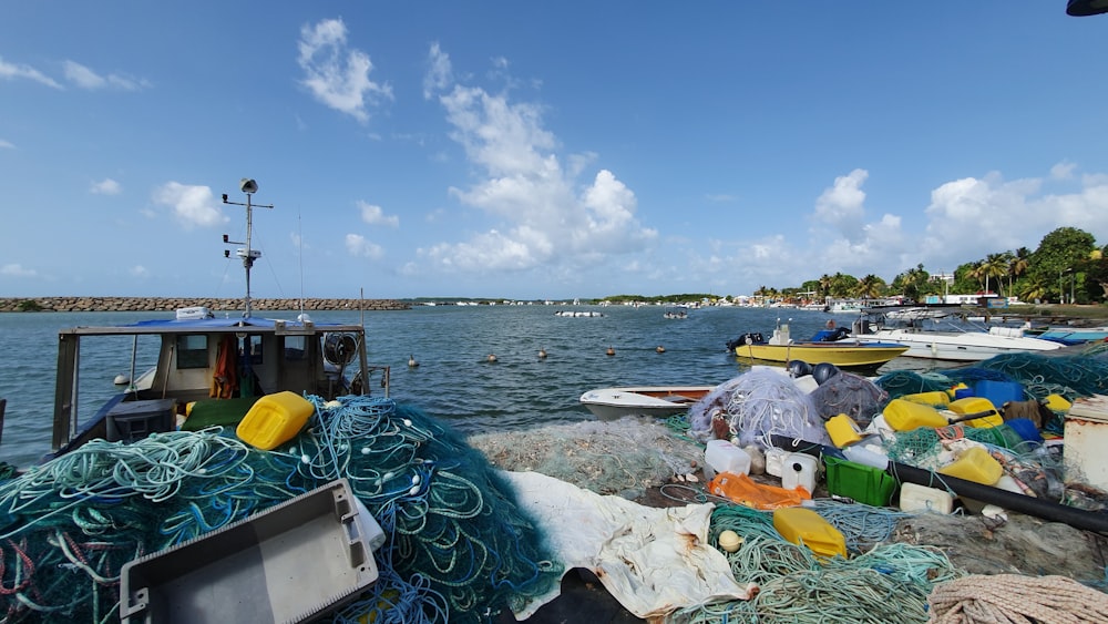 boats near island during day