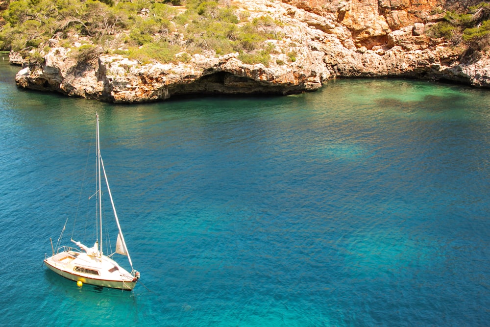 yacht on sea