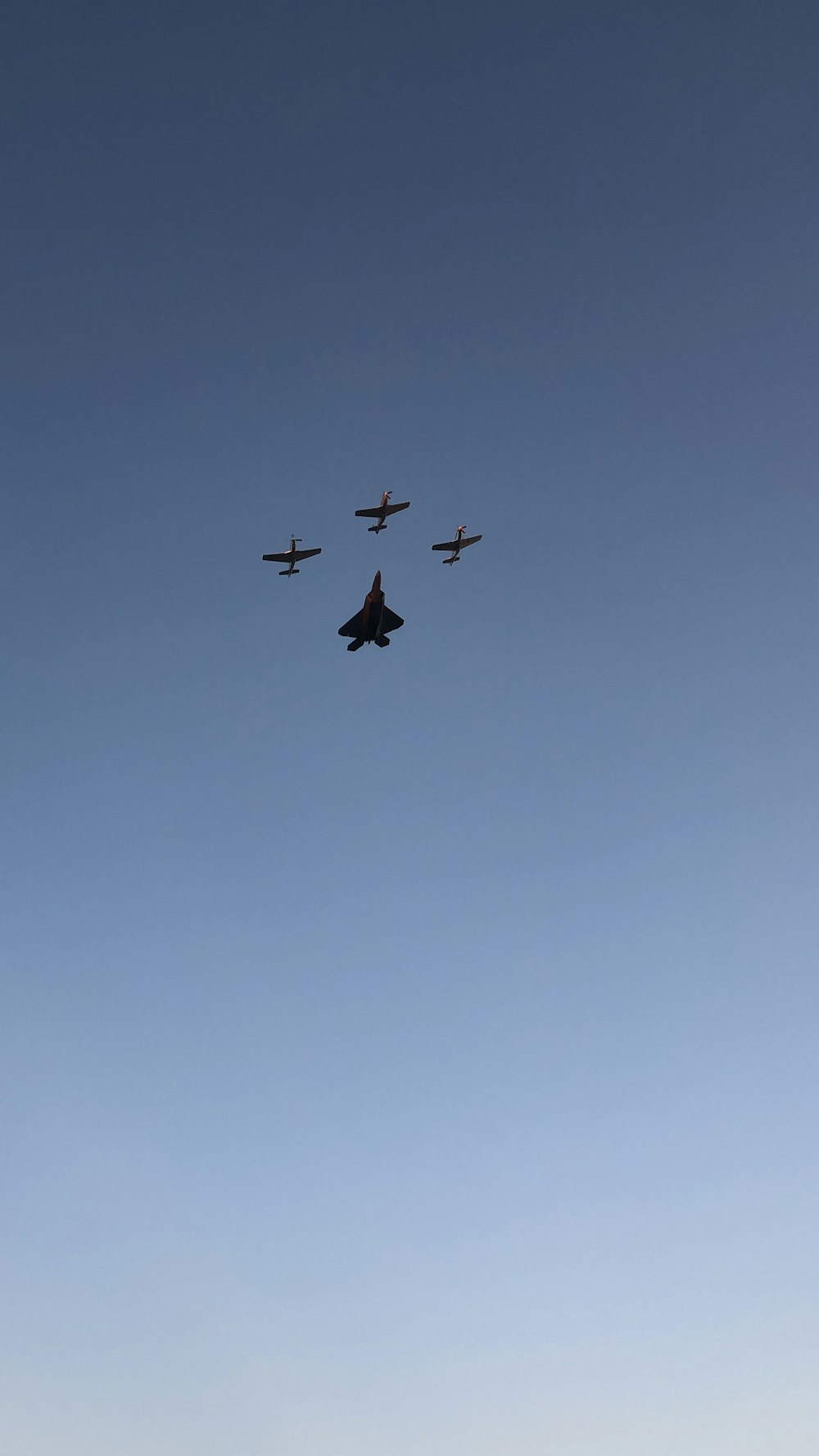 planes flying on sky