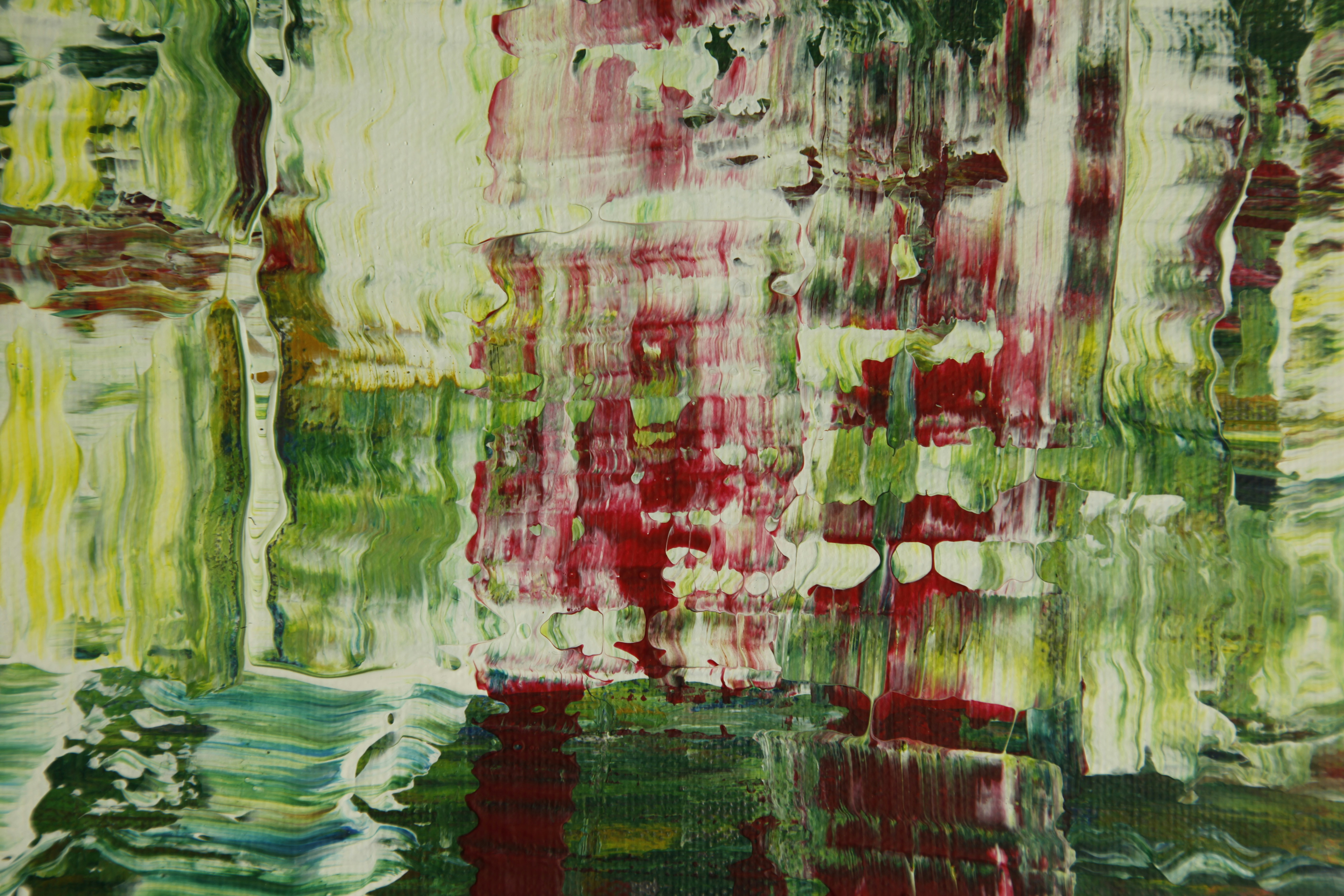 Multicolored abstract painting photo Free Sensory art house abstract