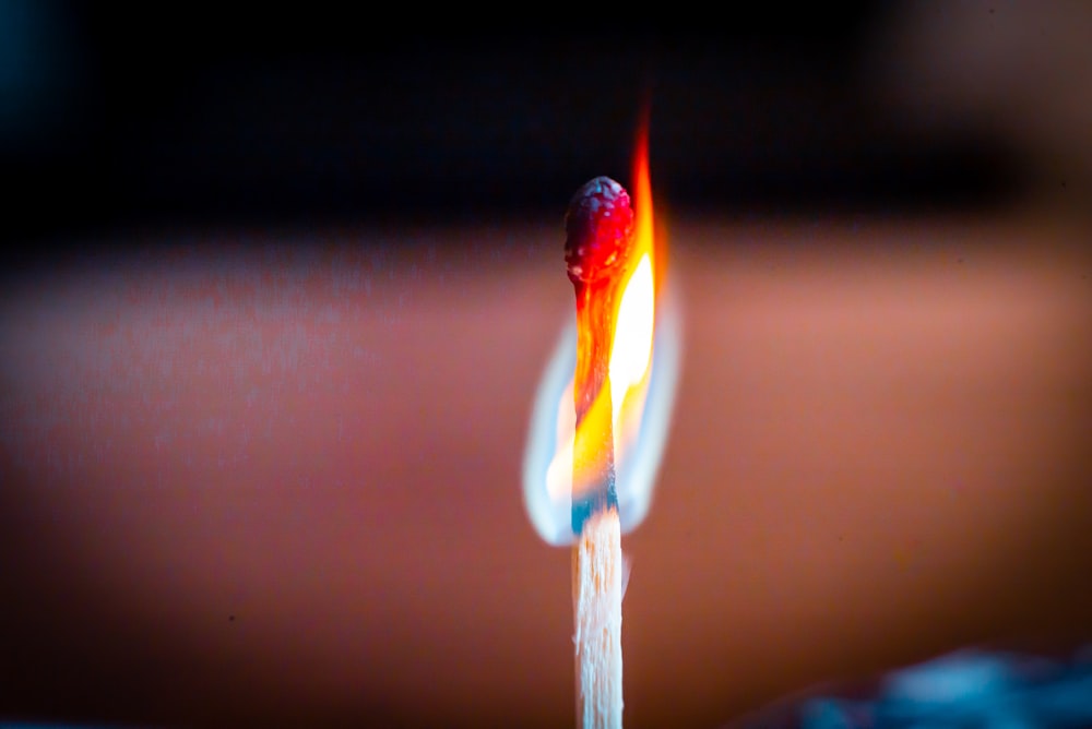 match stick with flame