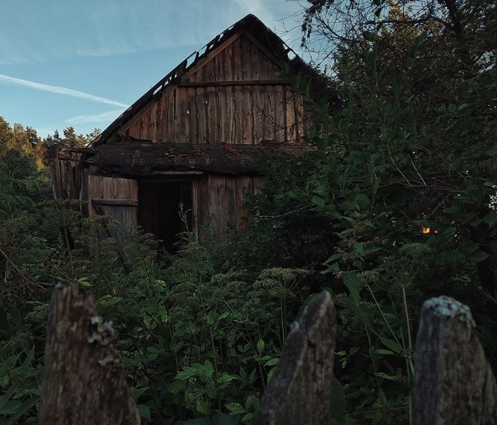 brown wooden house