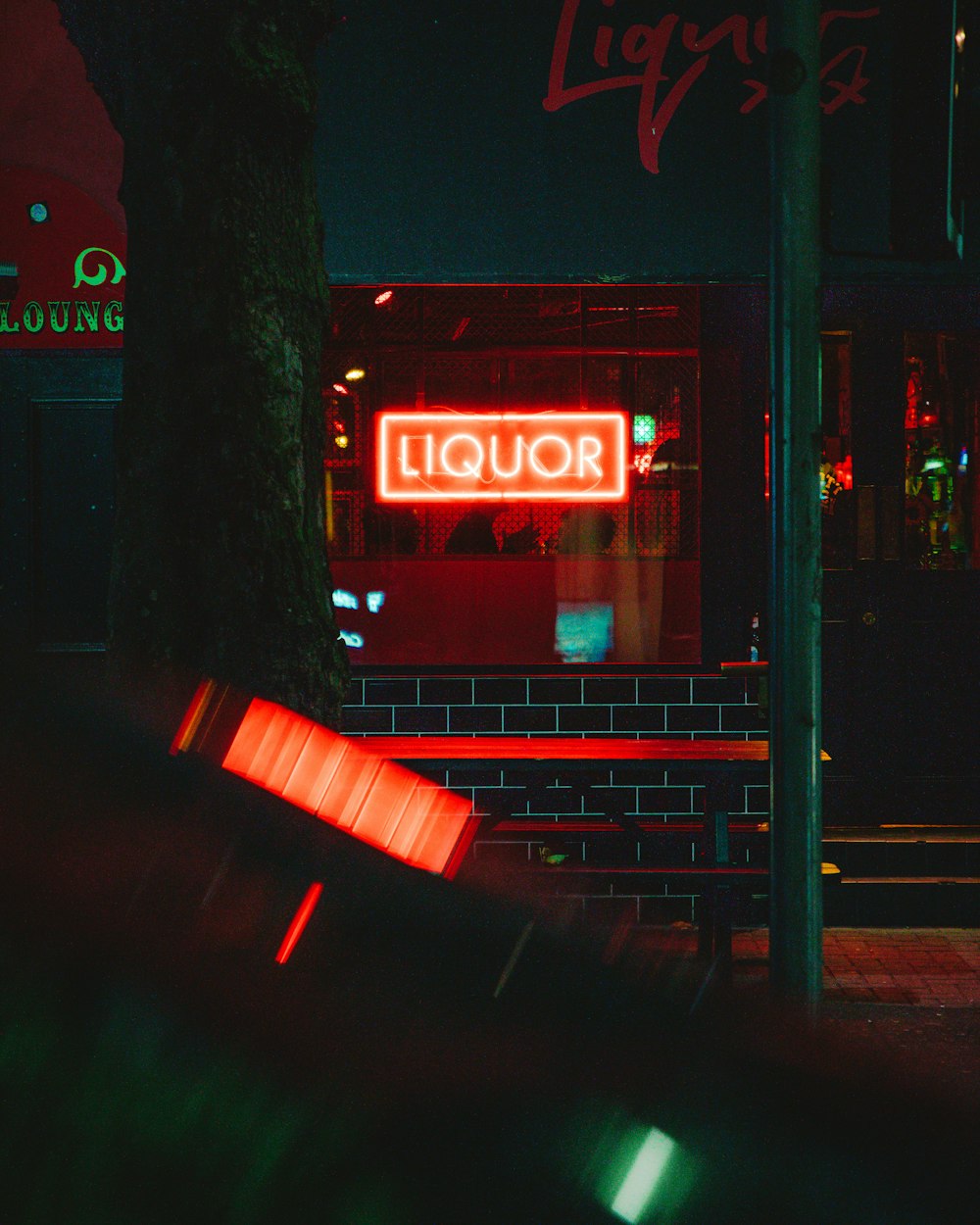 lighted liquid neon light signage