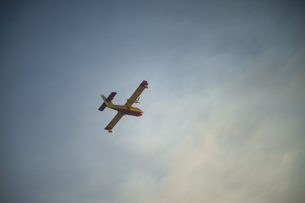 white airplane