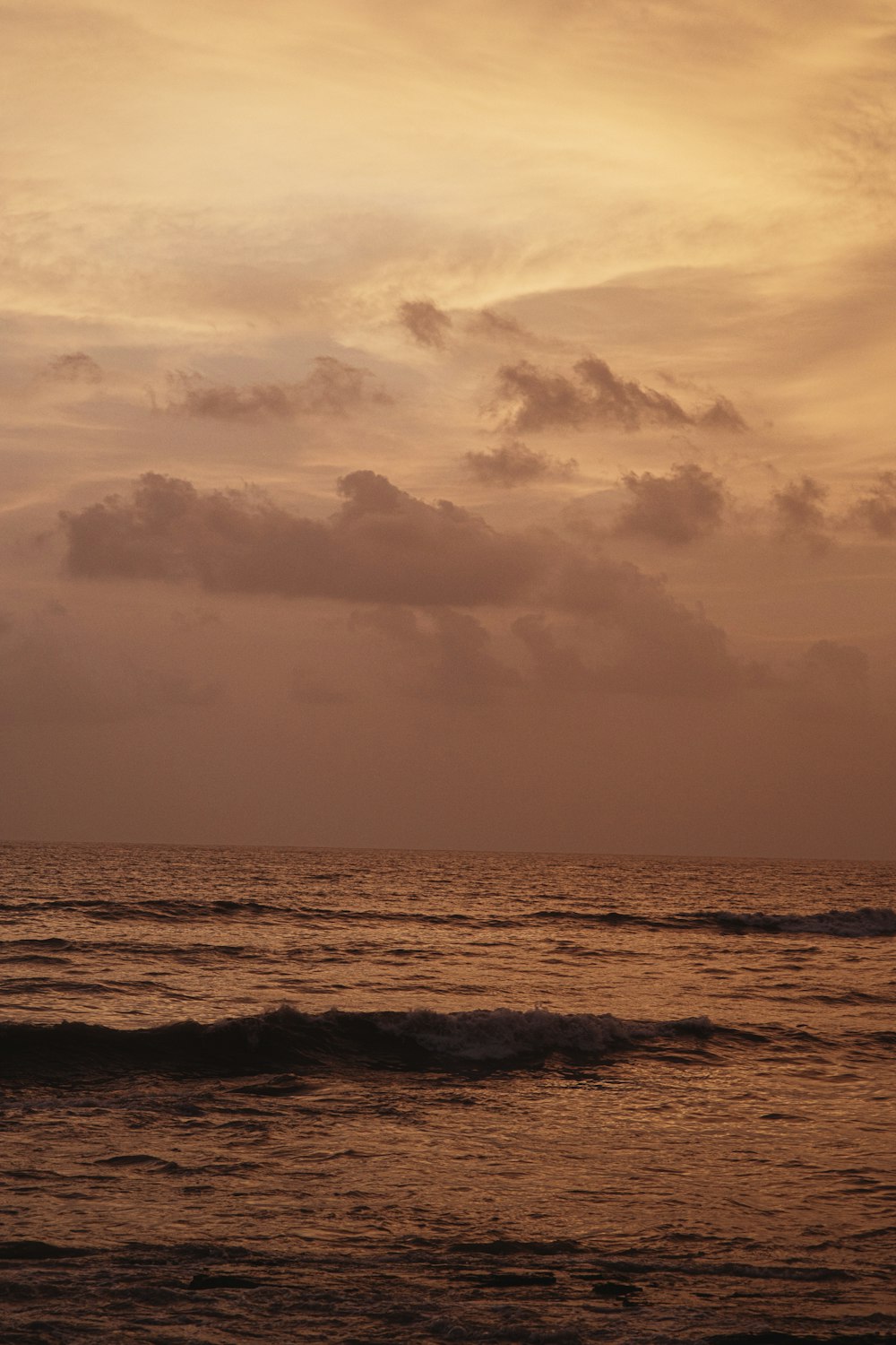 ocean during golden hour