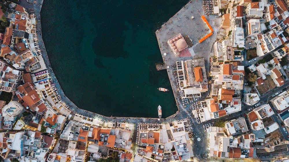 foto aérea do horizonte da cidade