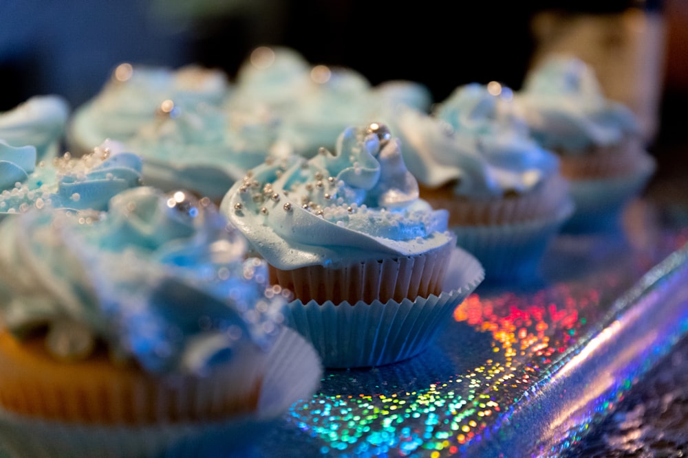 cupcakes on table