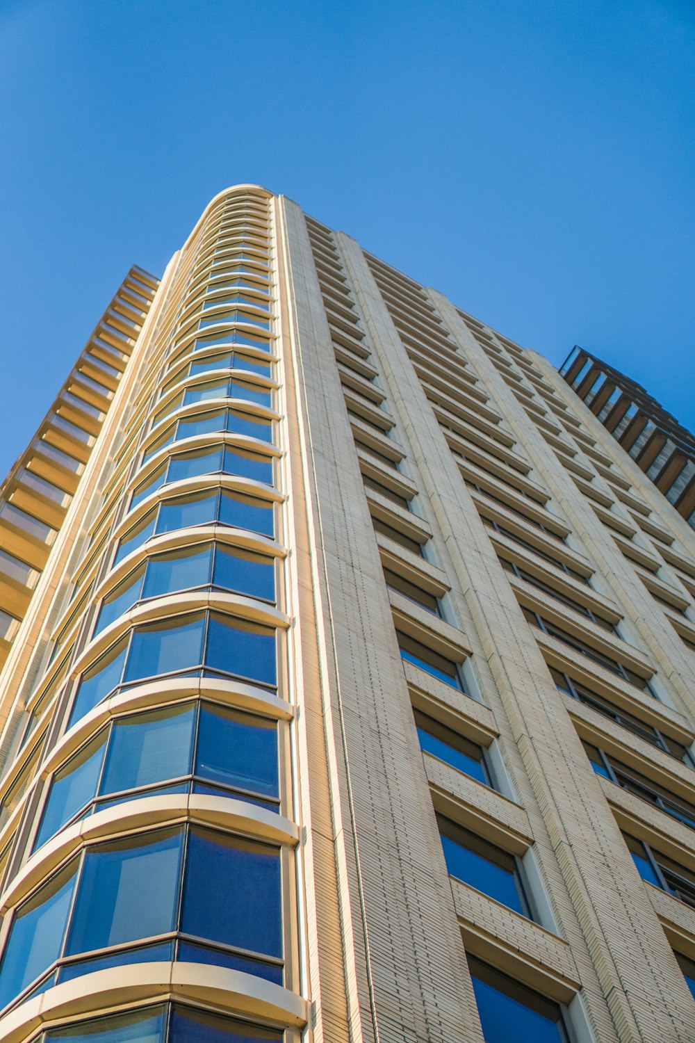 low angle view of high rise building