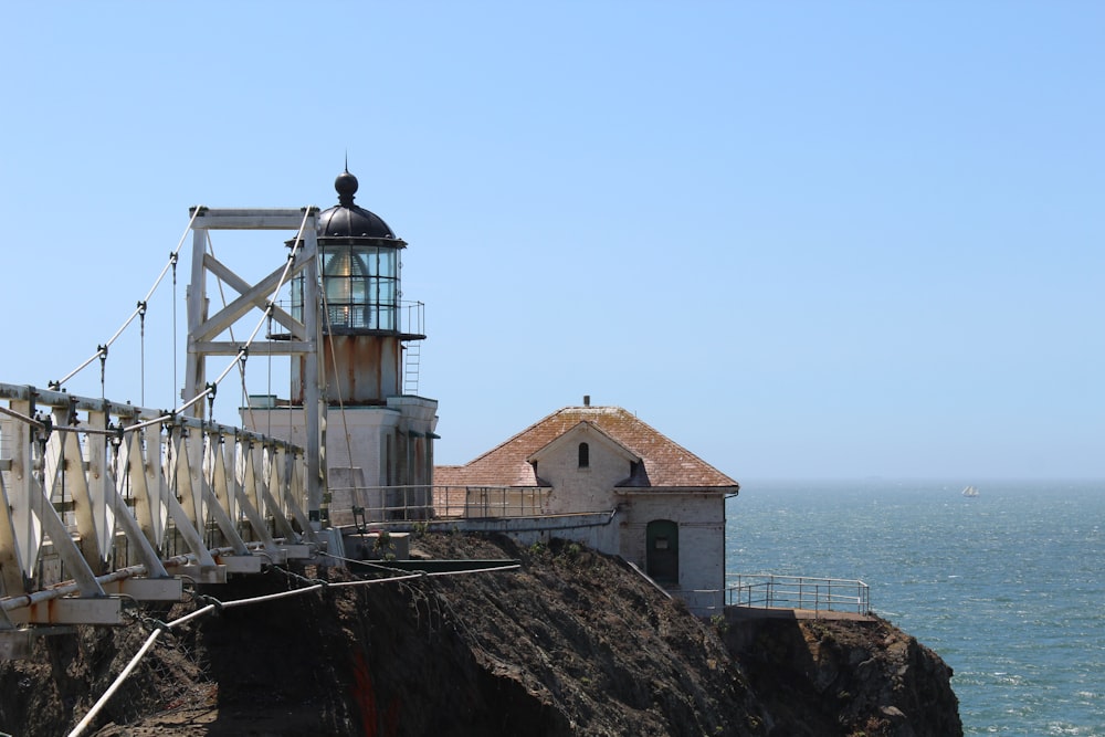 white lighthouse