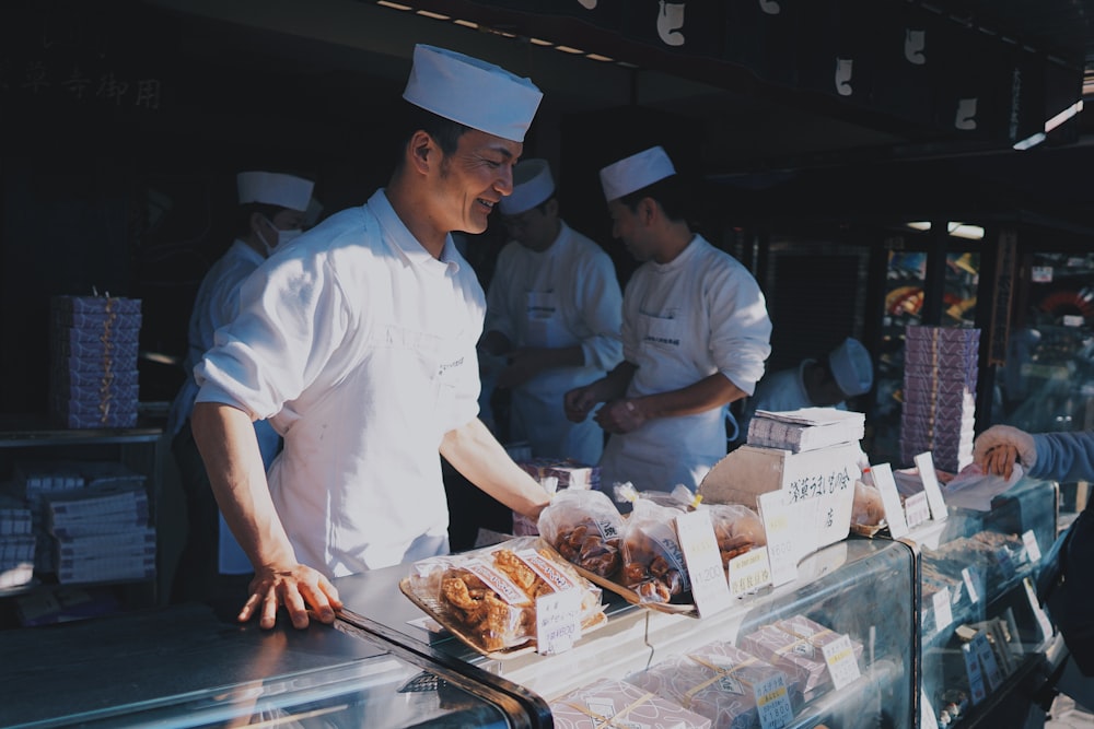 people inside bakery