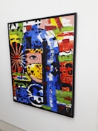 A colorful abstract painting symbolizing the intersection of faith and identity.