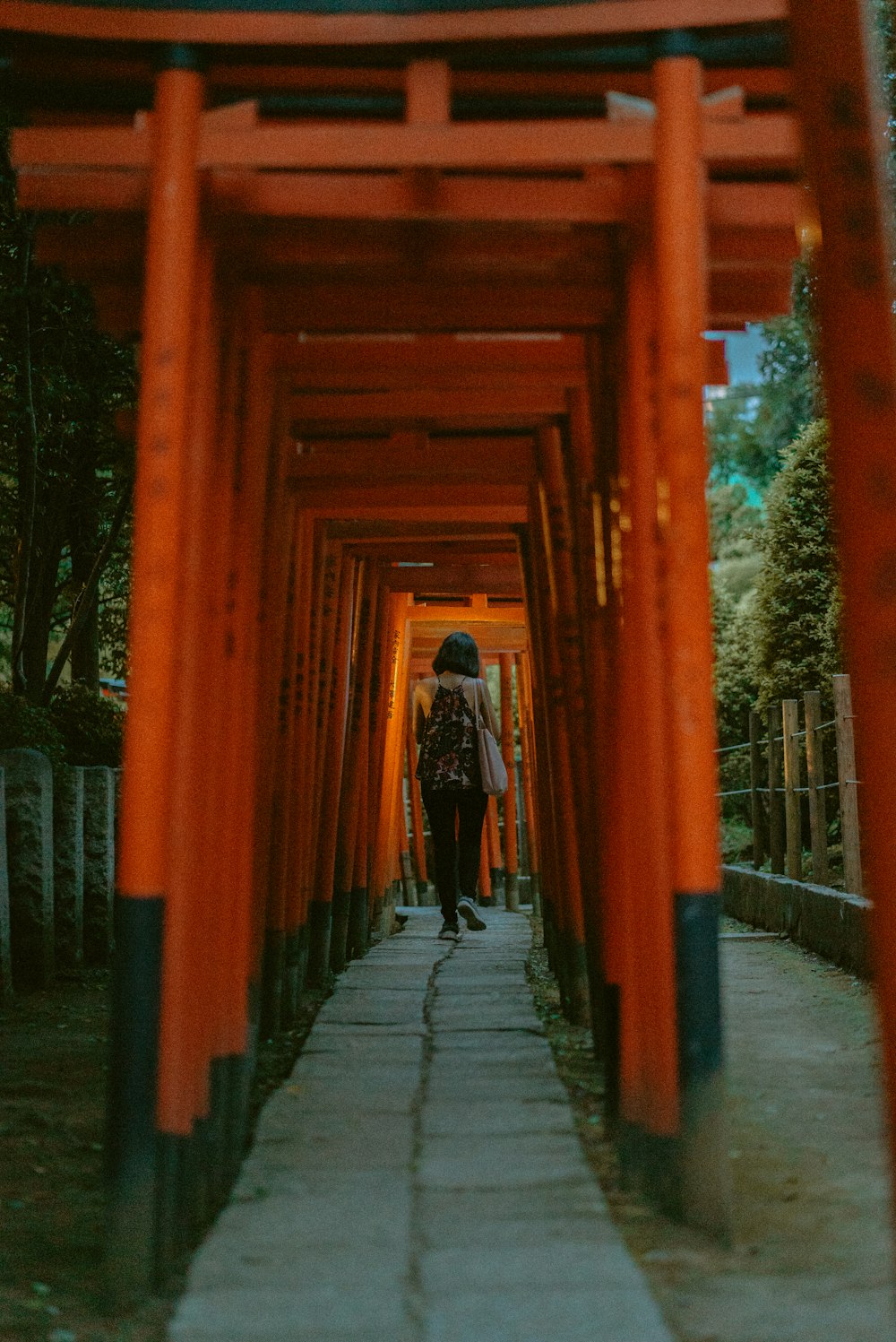 shallow focus photo of person wearing black backpack