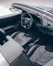 black convertible coupe