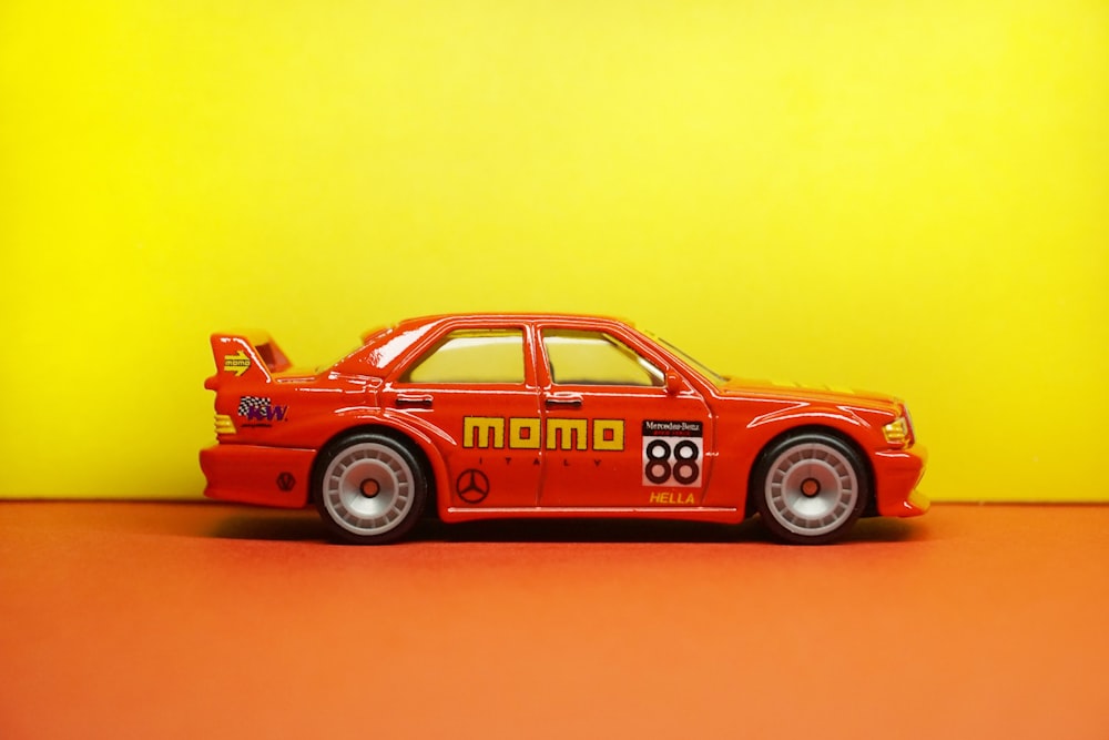 red car scale model