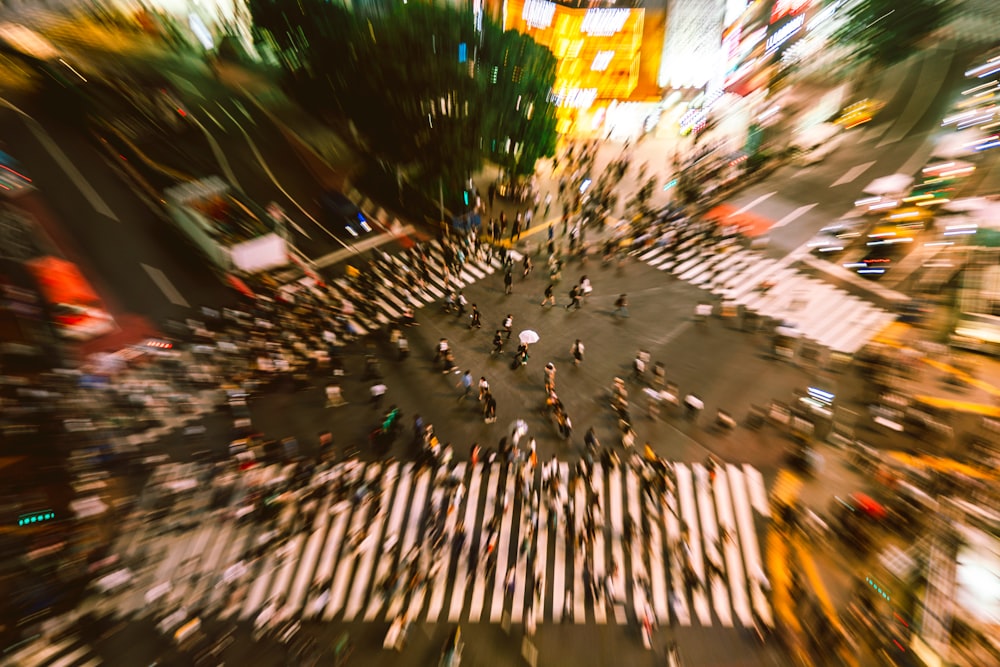 people in Shibuya Crossing