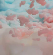 A dreamy scene from the 'Vanilla Sky' series blending soft hues and abstract forms.