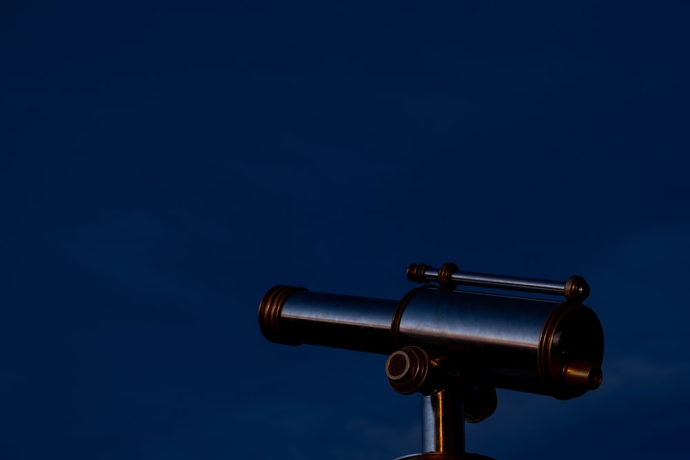 telescope on post outdoors
