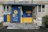 blue and yellow building