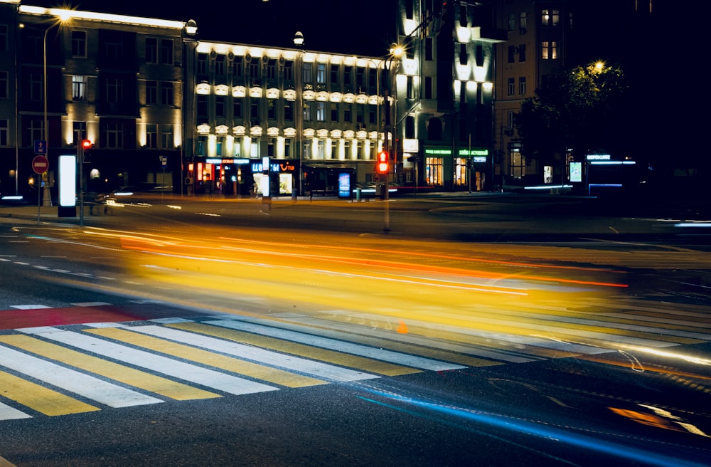 road at night