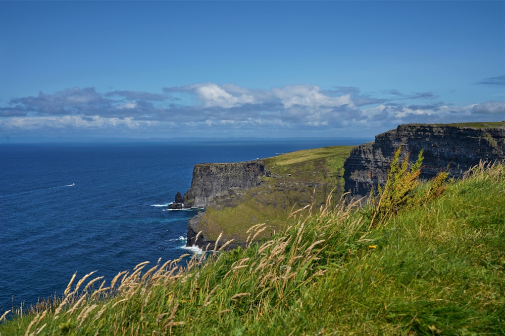 mountain near sea