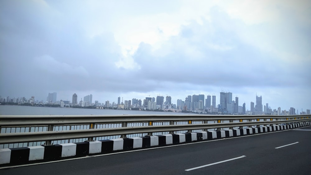 city buildings under cloudy sky