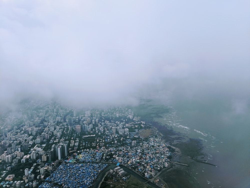 aerial photo of city building during daytime