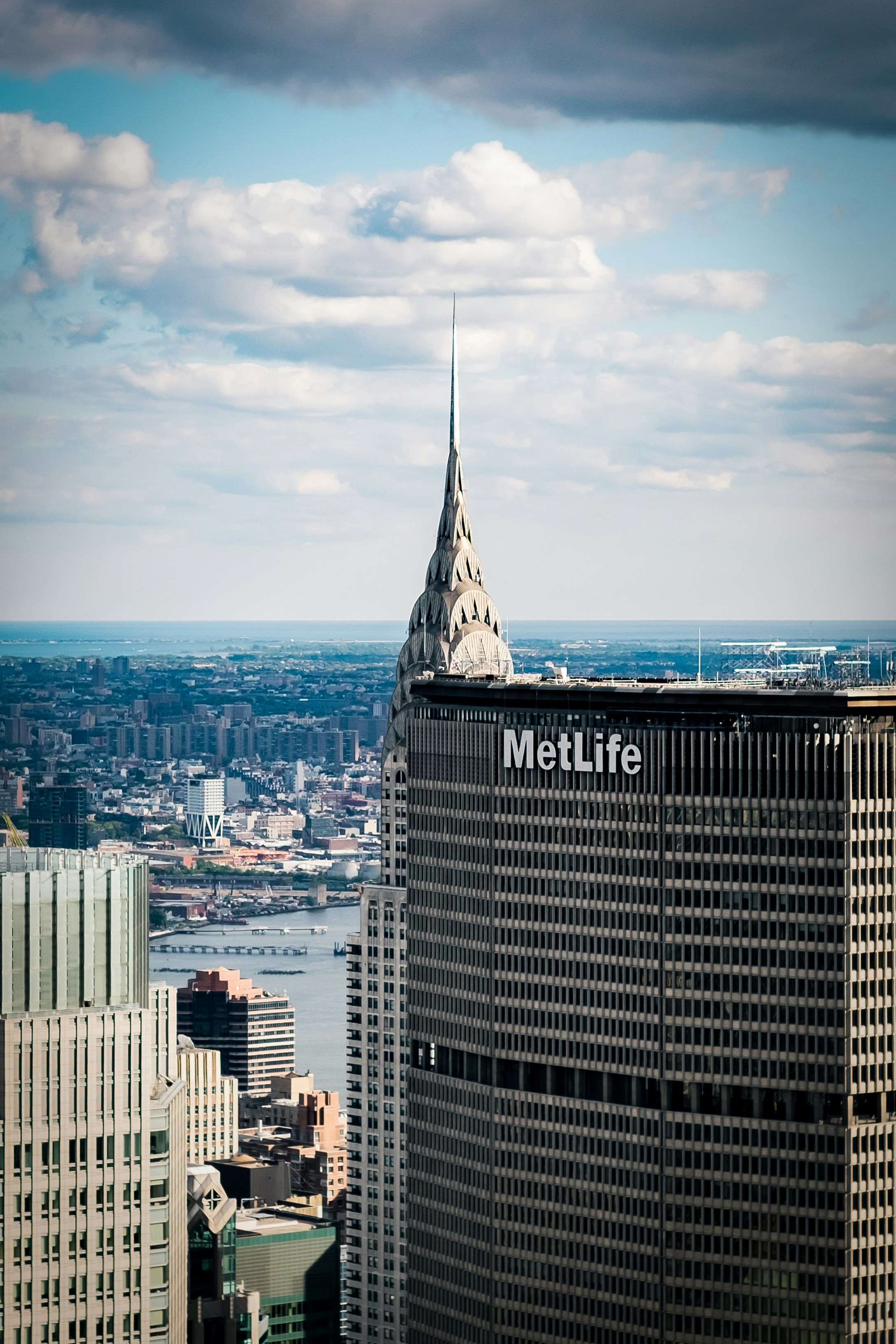Metlife High Rise Building Beside Chrysler Building During Daytime