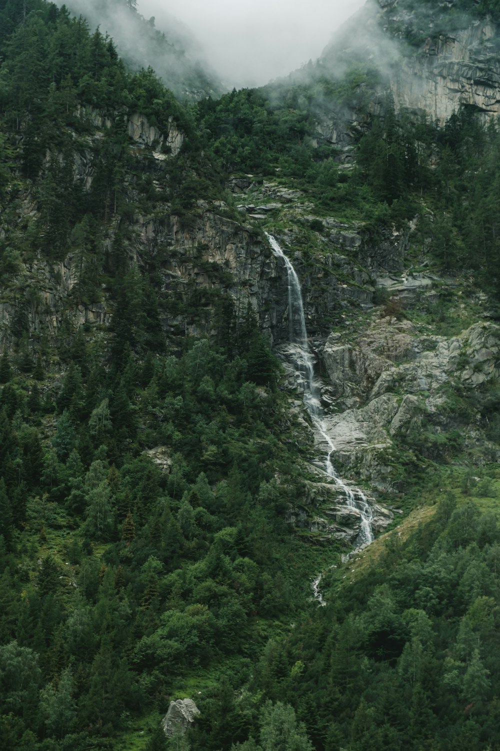 waterfalls during daytime