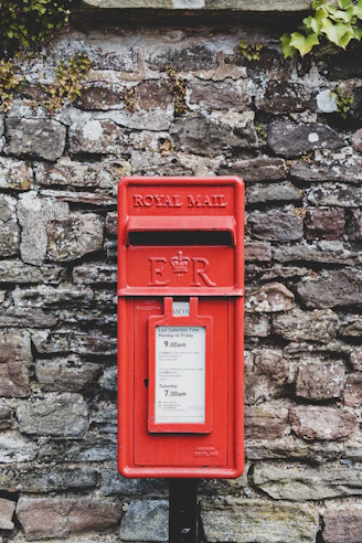 red mail box