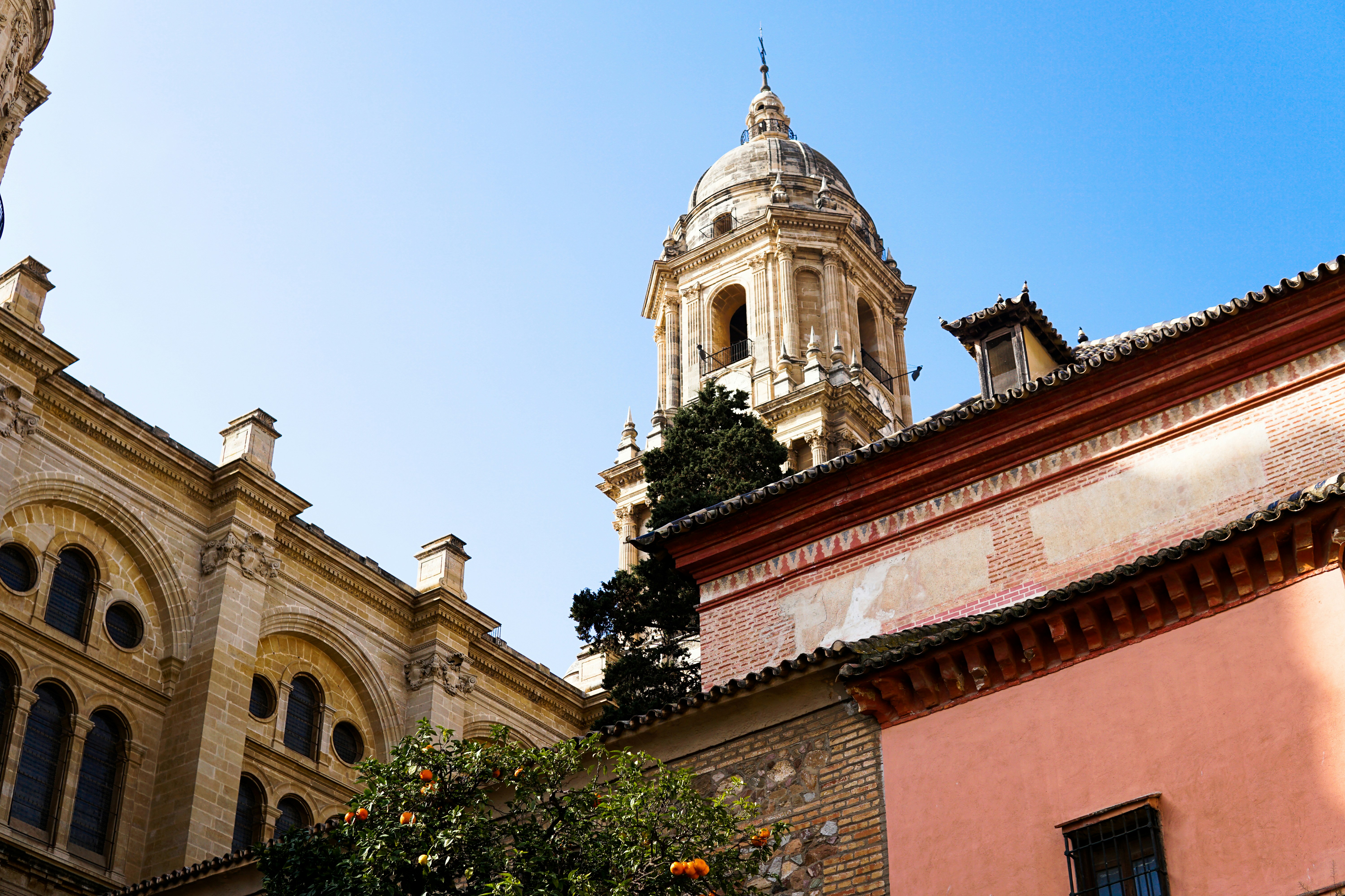 white concrete building, Andalusia