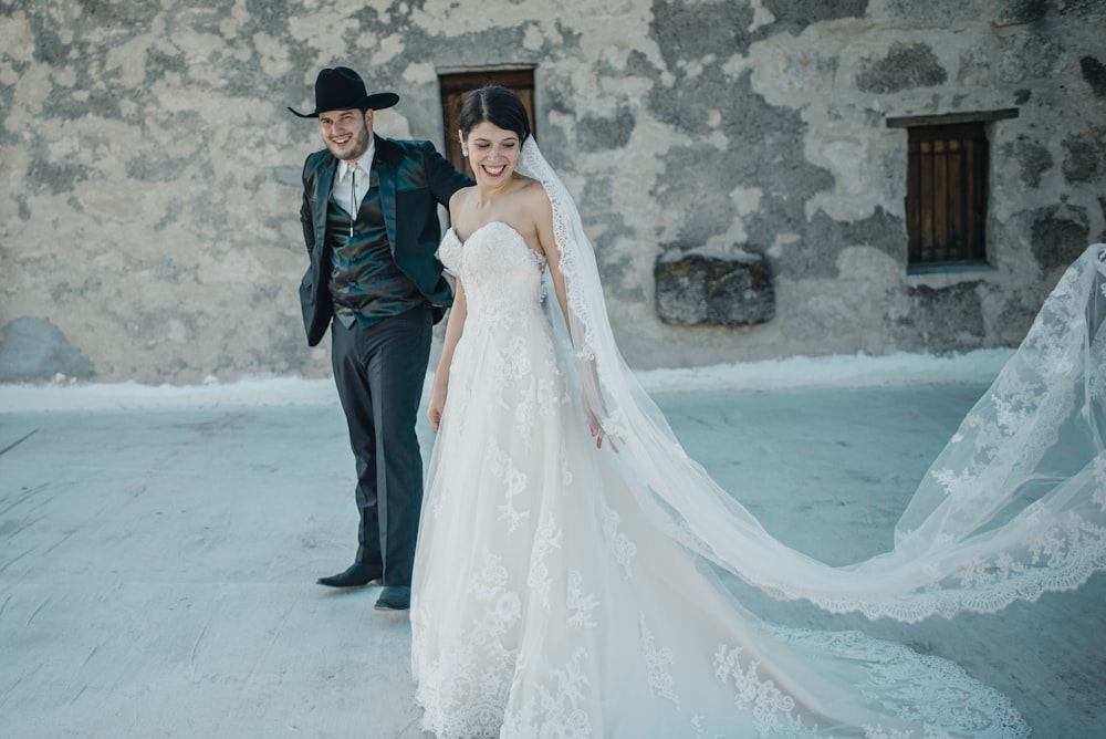 woman wearing white gown