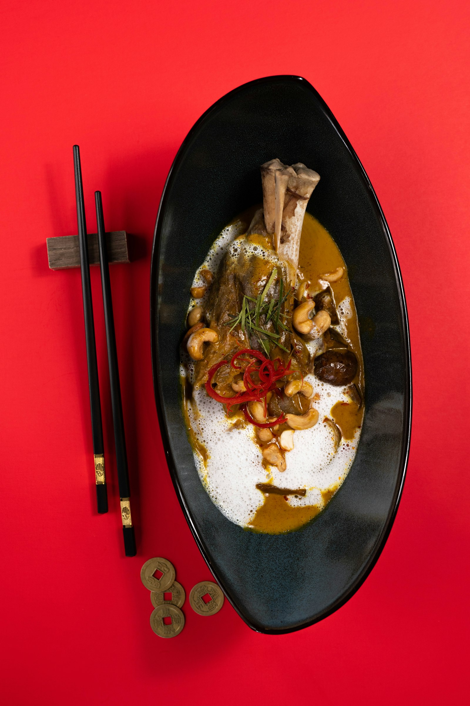 Nikon D850 + Sigma 50mm F1.4 DG HSM Art sample photo. Steak in blackbowl beside photography