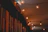 Close-up of the LED light casting a warm glow on a cozy reading nook.