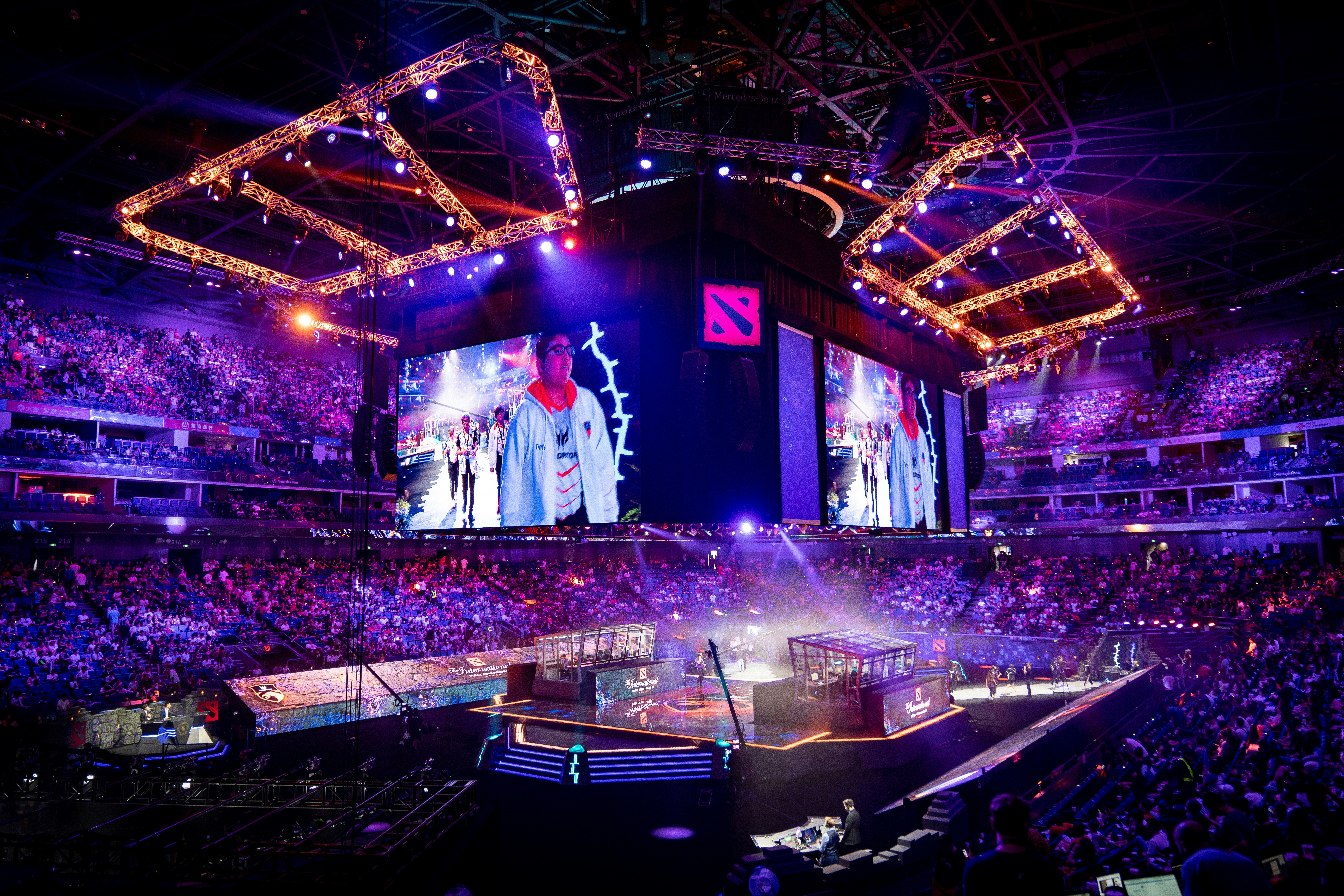 Keywords:
Esports arena with crowd - Dota 2 The International 2019 (TI9) - Arena Inside