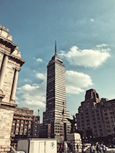view of high rise building near monument