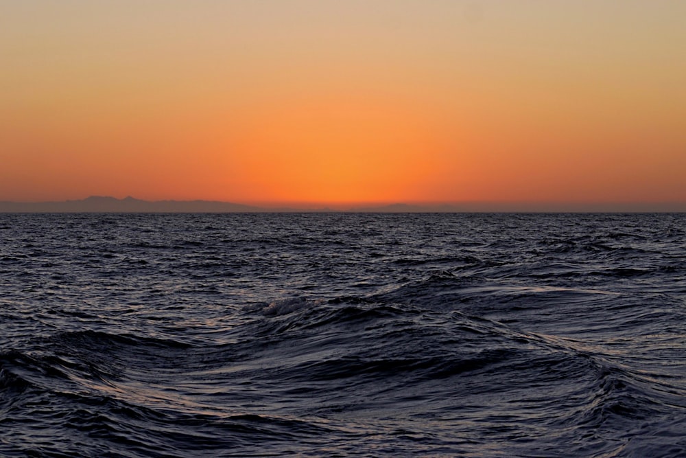 sunset at the beach