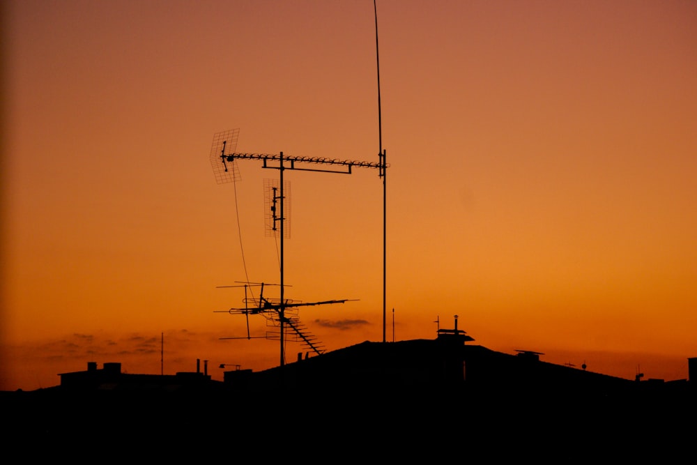 silhouette of buildings