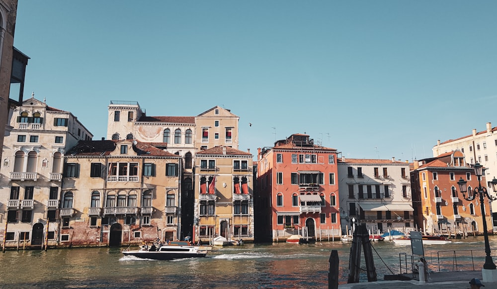 assorted-color buildings