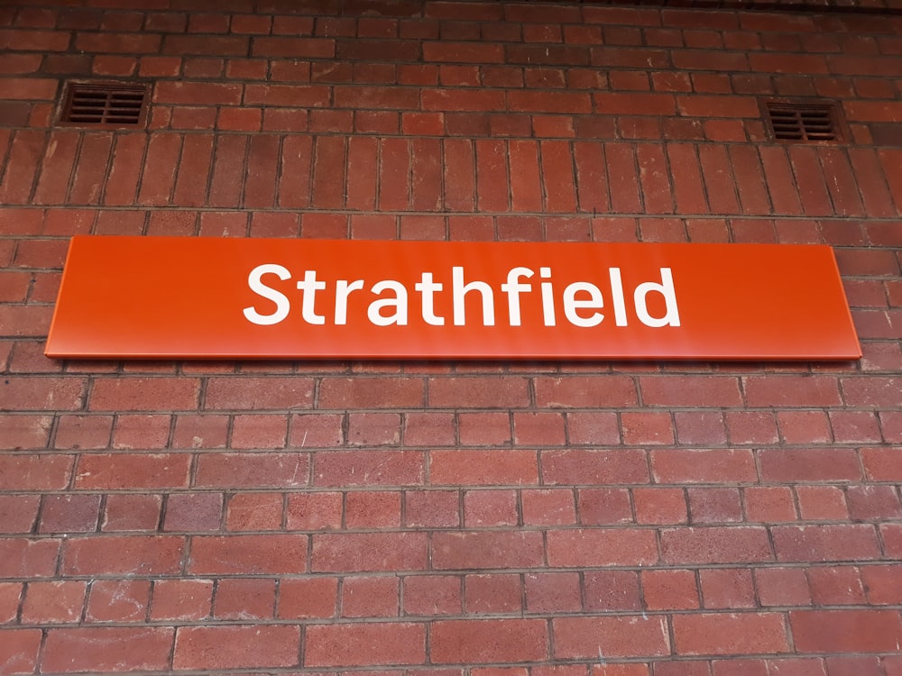 orange strathfield signage