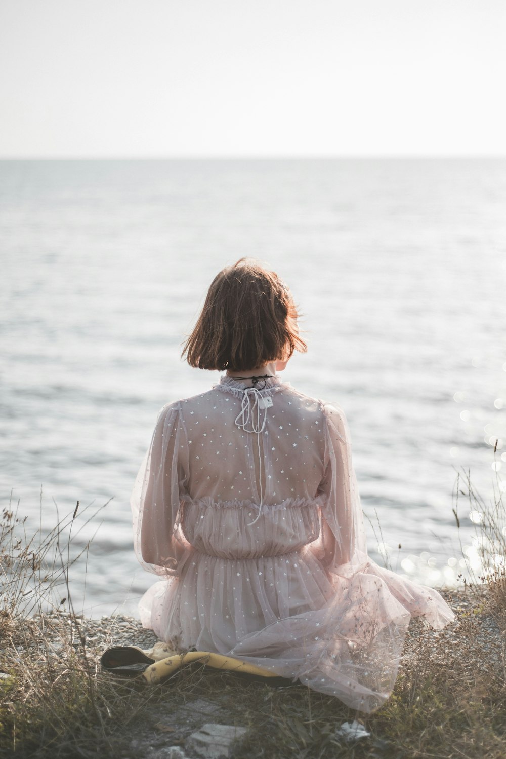 woman on hill