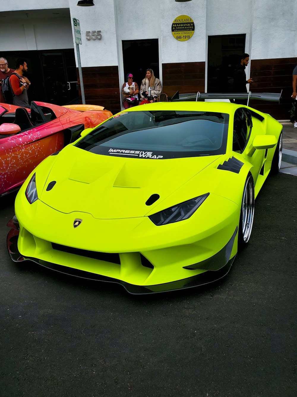 yellow Lamborghini sport vehicle