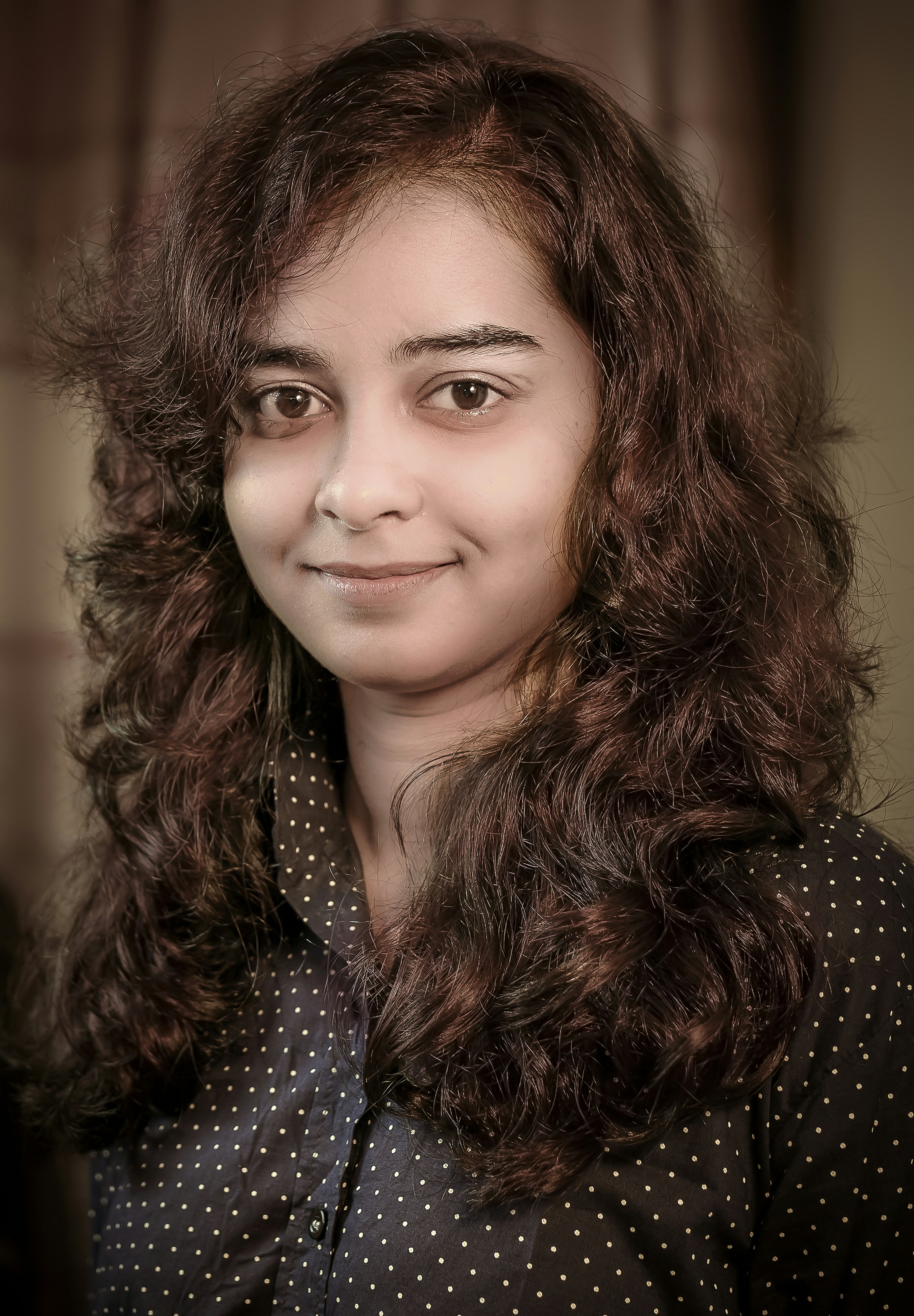 Portrait I used LED Light with 36'' Umbrella