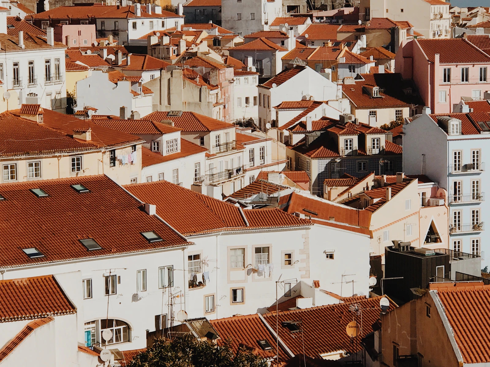 Alfama district narrow streets