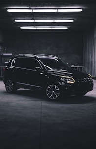black SUV on focus photography