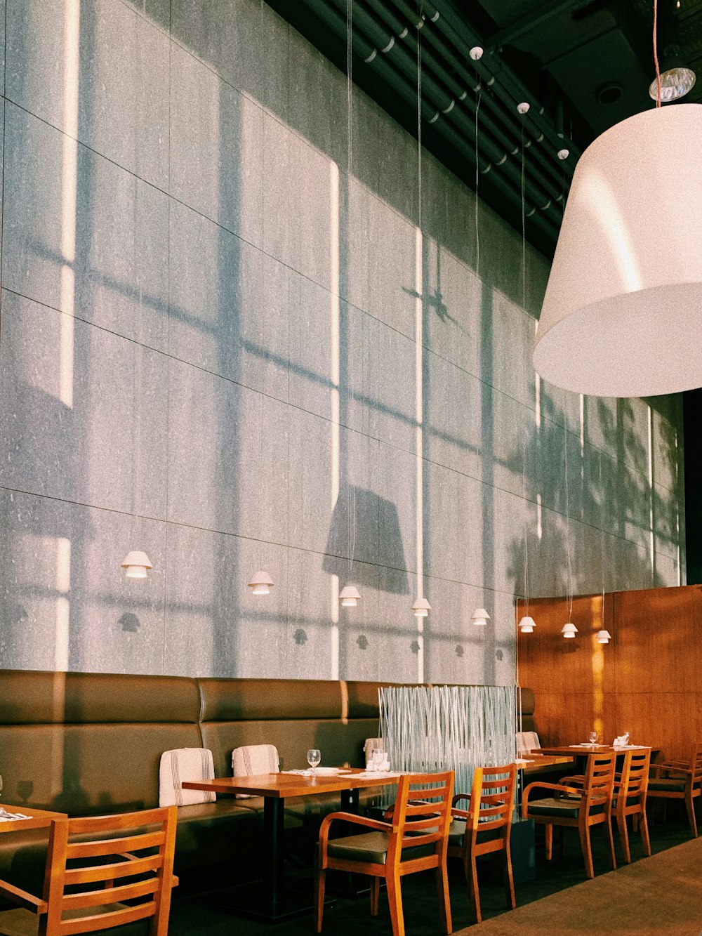 brown wooden tables and chairs